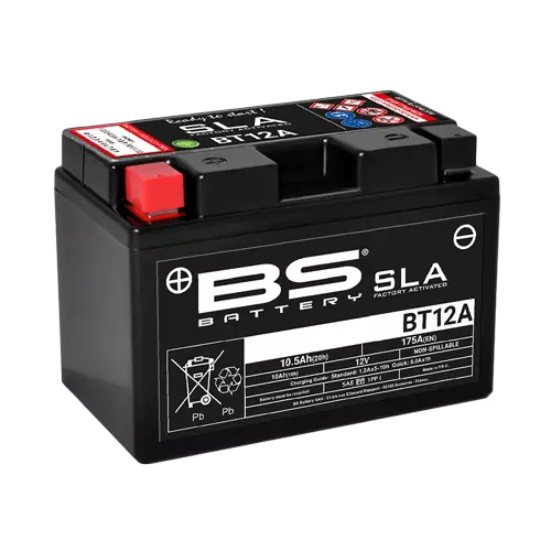 BS Battery BT12A (FA) SLA - Sealed & Activated - Batteri & Laddning - D151279 - 1