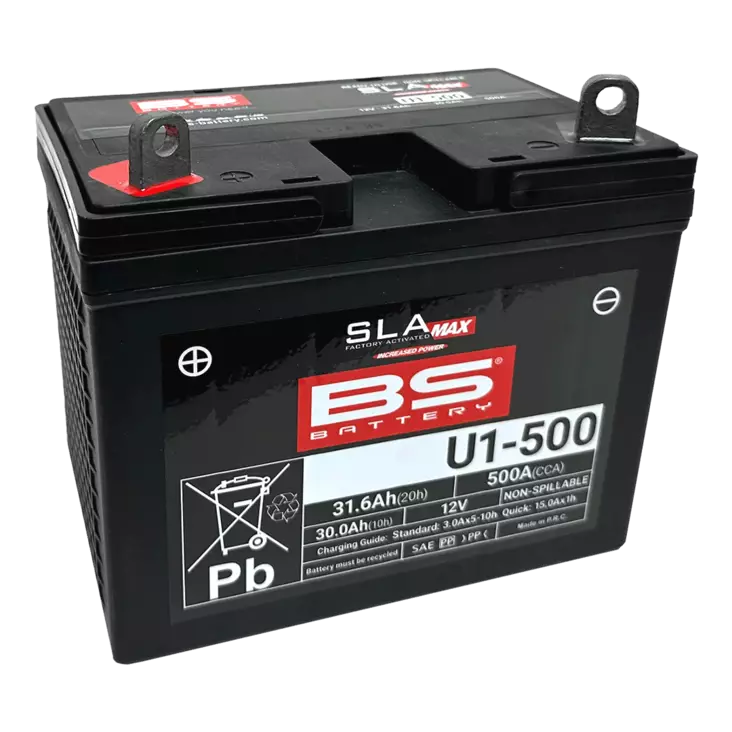 BS Battery U1-500 (FA) SLA MAX - Sealed & Activated - Batteri & Laddning - D508969 - 1