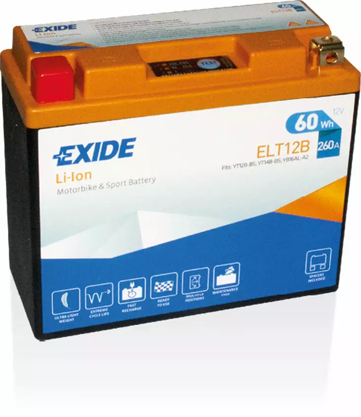 Exide batteri Li-Ion ELT12B - Batteri & Laddning - D528739 - 1