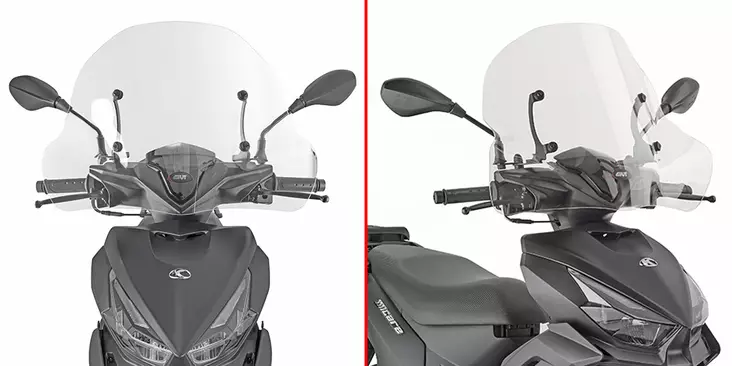 Givi Transparent Screen Kymco Micare 125 (2026) - Vindskydd - D530729 - 1