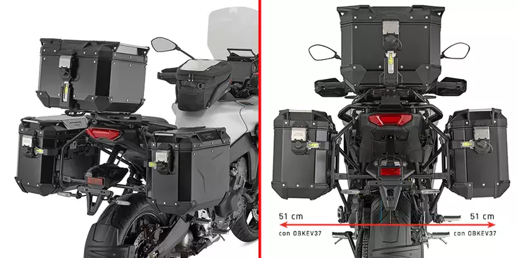 Givi Tub.Pann.Hol. Yamaha Tracer 9GT GT+ '25 - Monteringssatser - D510769 - 1