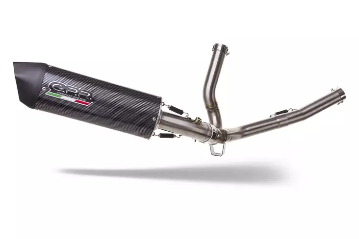 GPR SuzukiV-Strom 650 2021/2024 e5 Furore Evo4 Poppy MFS - Komplett avgassystem - D498959 - 1