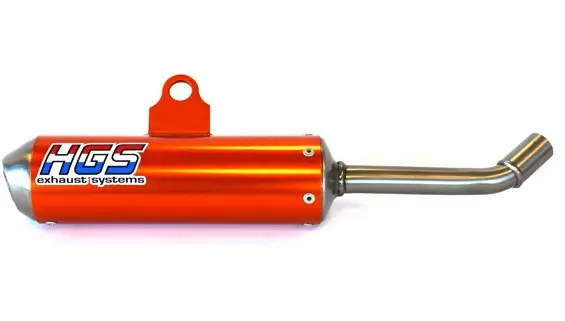 HGS Ljuddämpare 2T Racing SX85/TC85 25-.. Orange Steel - Ljuddämpare - D492209 - 1