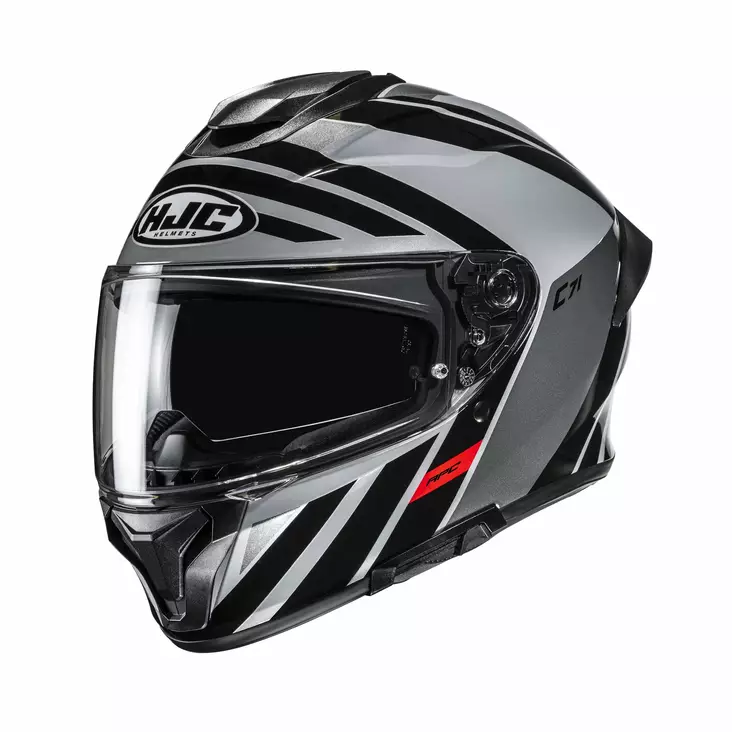 HJC Helmet C71 Faber Svart/Grå MC5 - Skoterhjälmar - D508719 - 1