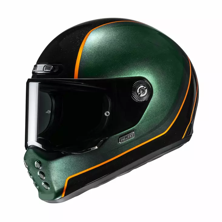 HJC Hjälm V10 Hodu Grön/Svart MC47 - Skoterhjälmar - D505469 - 1