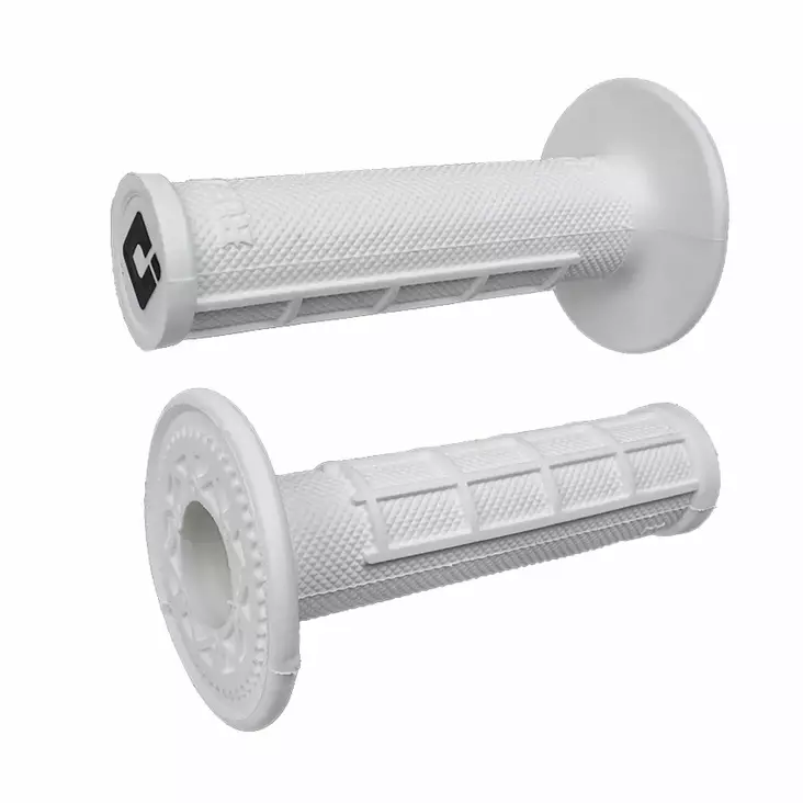 ODI Glue-On Grip Half-Waffle MX Single-Ply (Ruffian) White (Pro Soft) - Handtag - D490239 - 1