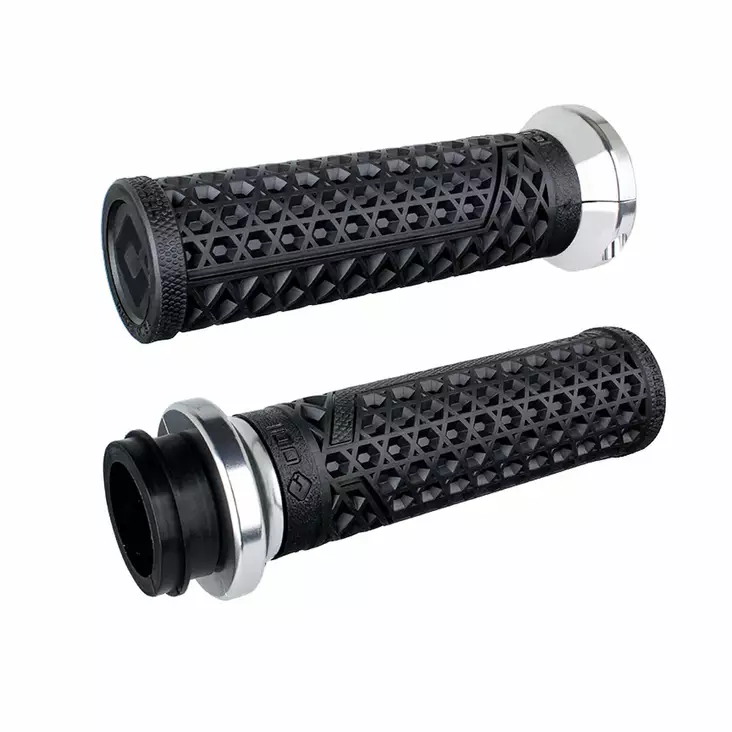 ODI Street Grips V-TWIN Lock-On VANS Signature-HD TBW BLACK/Silver - Handtag - D490499 - 1