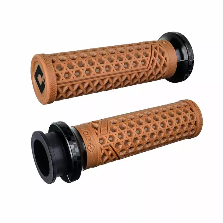 ODI Street Grips V-TWIN Lock-On VANS Signature-Indian TBW GUM RUBBER/Black Che - Handtag - D490509 - 1