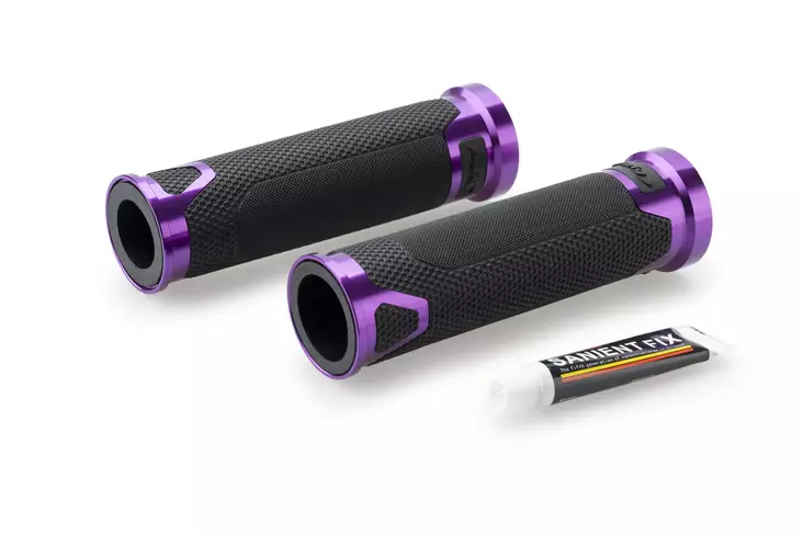 Puig Grips By Pair Puig Hi-Tech Revving 123Mm C/Purple - Handtag - D520299 - 1