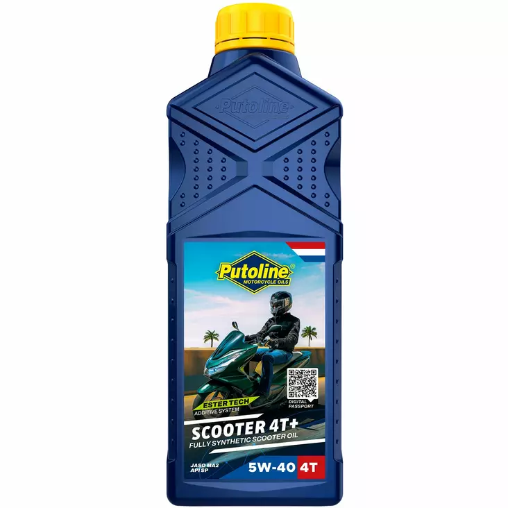 Putoline Ester Tech Scooter 4T+ 5W-40- 1L (12) - Fyrtaktsolja - D526829 - 1